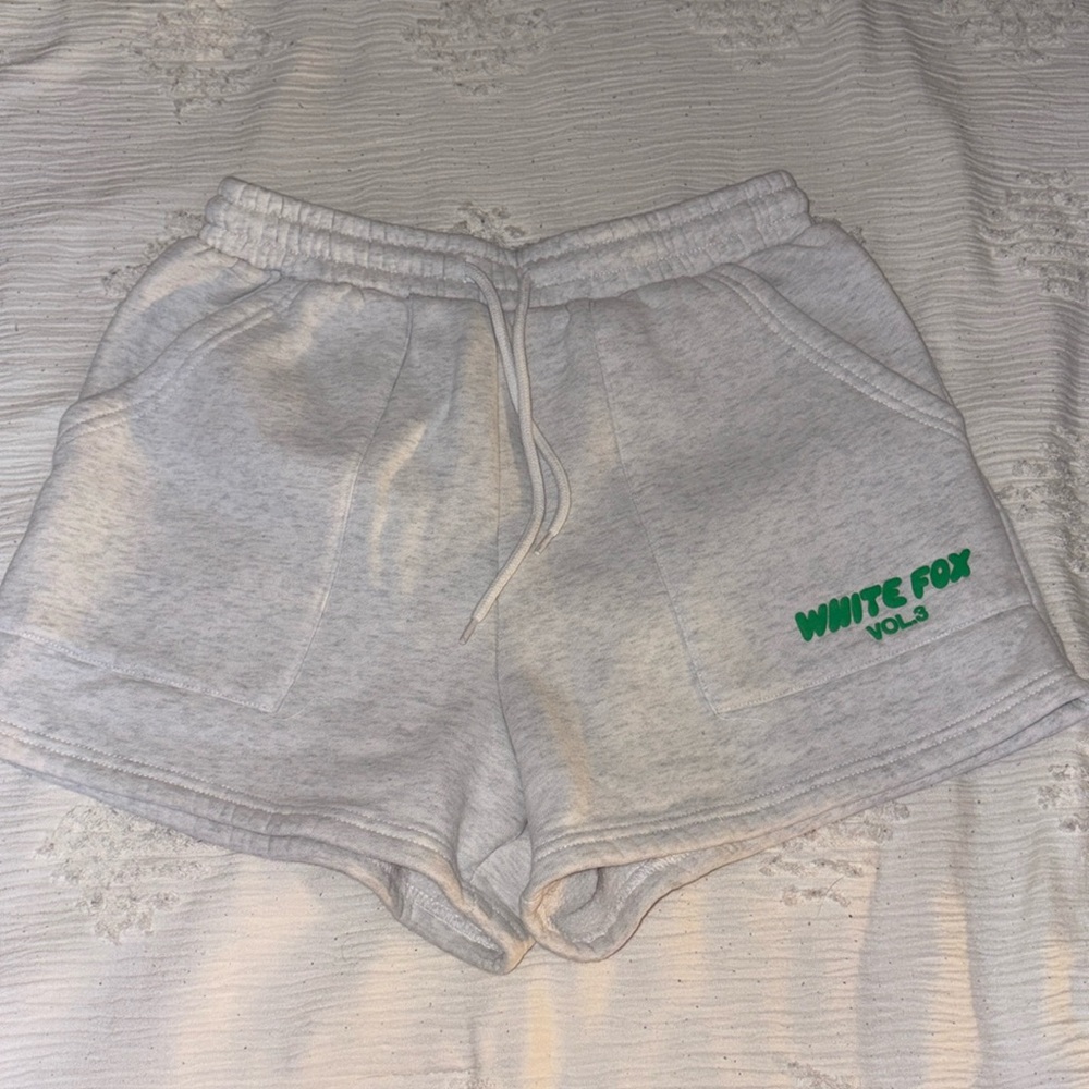 white fox shorts